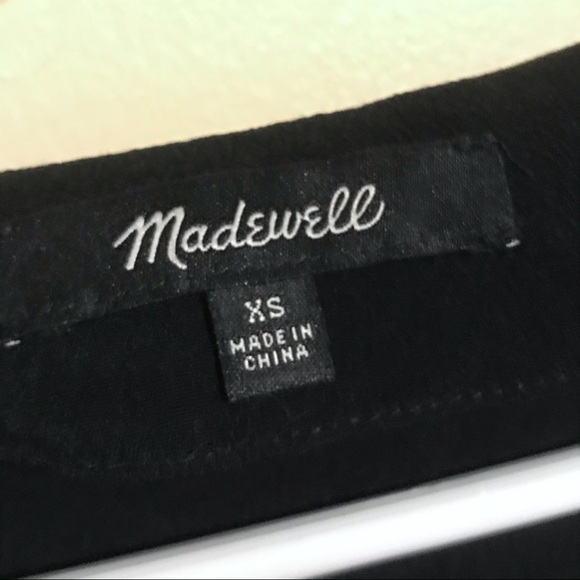 Madewell Little Black Dress With Side Buttons - Picture 4 of 6